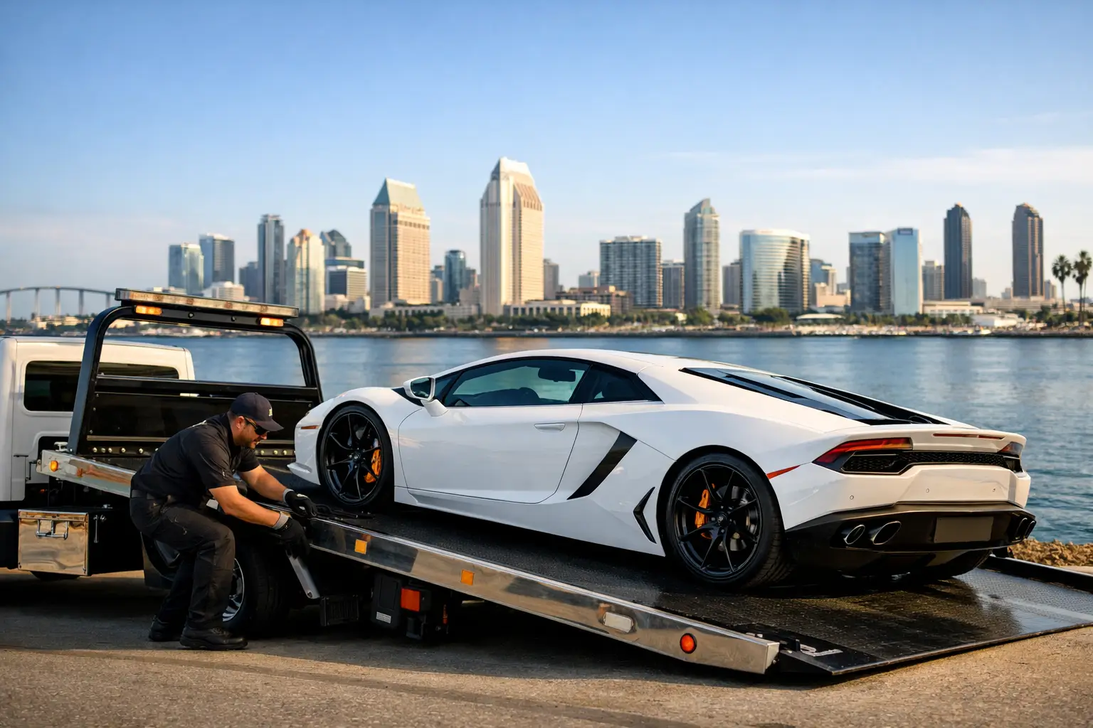 Exotic Car Towing in San Diego Done Right