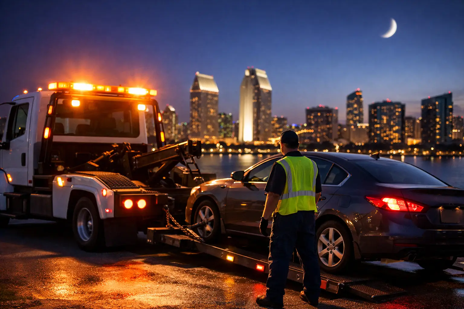 24 Hour Tow Truck Help When San Diego Can't Wait