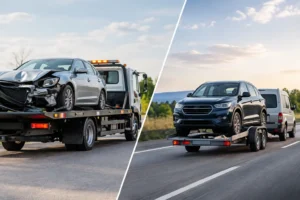 Accident Towing vs Private Transport Explained